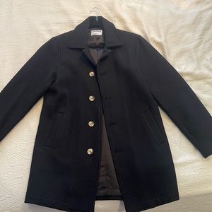 American apparel peacoat black medium
